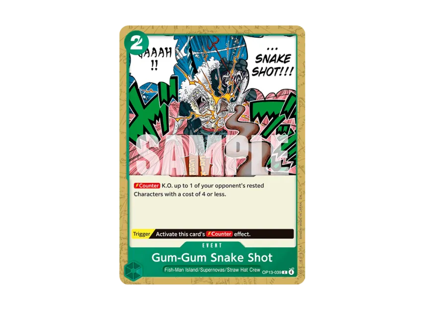 Gum-Gum Snake Shot C [OP13-039] [EN] (Booster Pack "CARRYING ON HIS WILL")