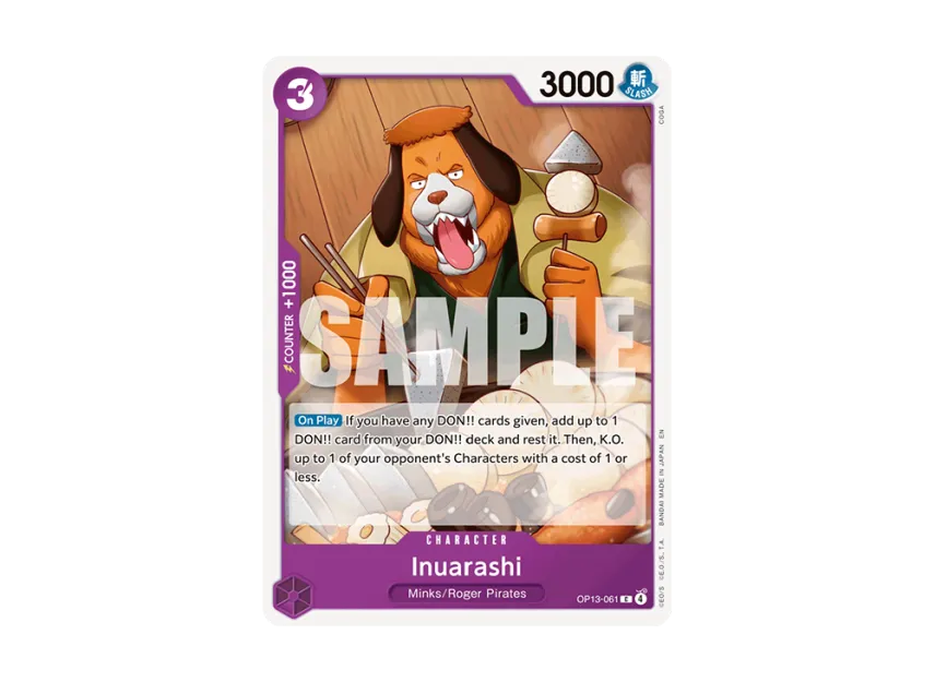 Inuarashi C [OP13-061] [EN] (Booster Pack "CARRYING ON HIS WILL")