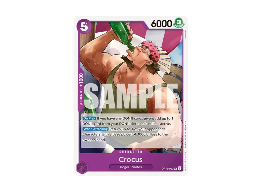 Crocus UC [OP13-062] [EN] (Booster Pack "CARRYING ON HIS WILL")