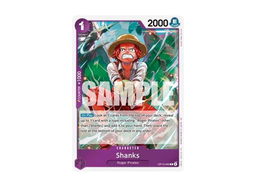 Shanks R [OP13-065] [EN] (Booster Pack "CARRYING ON HIS WILL")