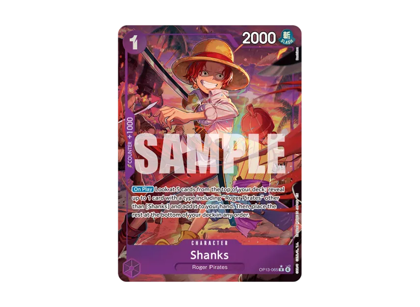 Shanks R-P [OP13-065] [EN] (Booster Pack "CARRYING ON HIS WILL")