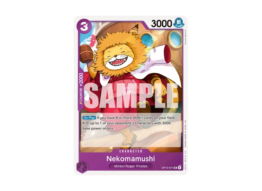 Nekomamushi UC [OP13-071] [EN] (Booster Pack "CARRYING ON HIS WILL")