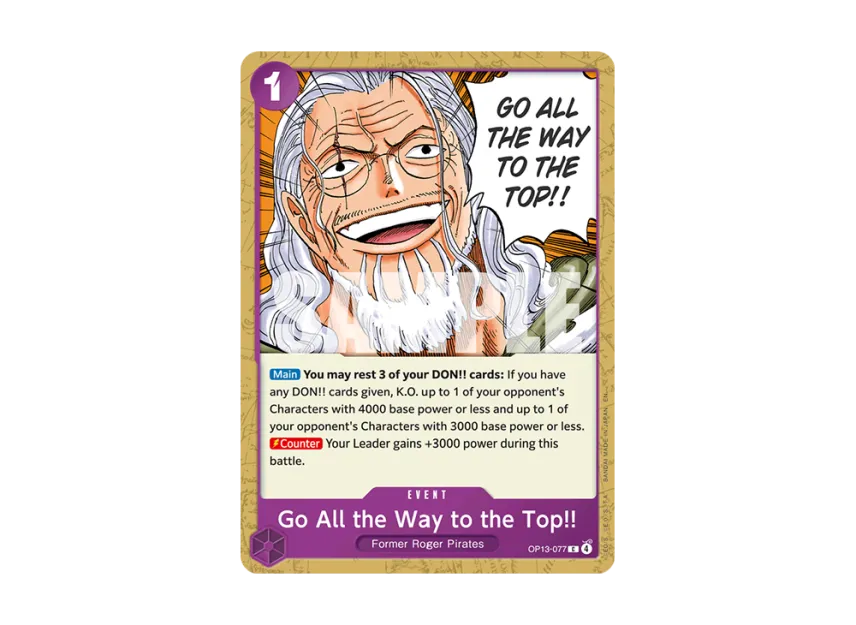 Go All the Way to the Top!! C [OP13-077] [EN] (Booster Pack "CARRYING ON HIS WILL")