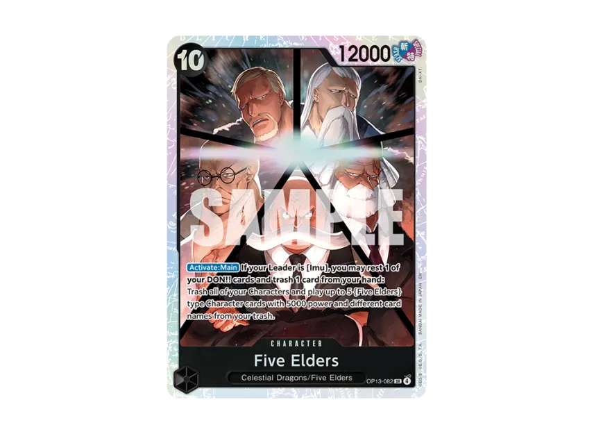 Five Elders SR [OP13-082] [EN] (Booster Pack "CARRYING ON HIS WILL")