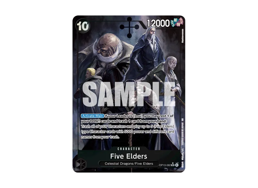 Five Elders SR-P [OP13-082] [EN] (Booster Pack "CARRYING ON HIS WILL")