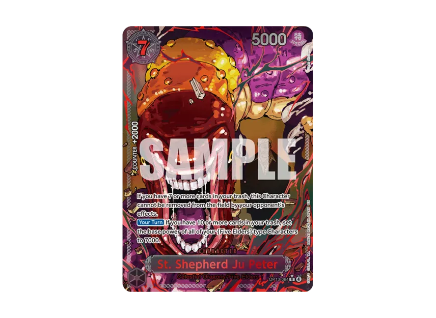 St. Shepherd Ju Peter : Red Text R-P [OP13-084] [EN] (Booster Pack "CARRYING ON HIS WILL")