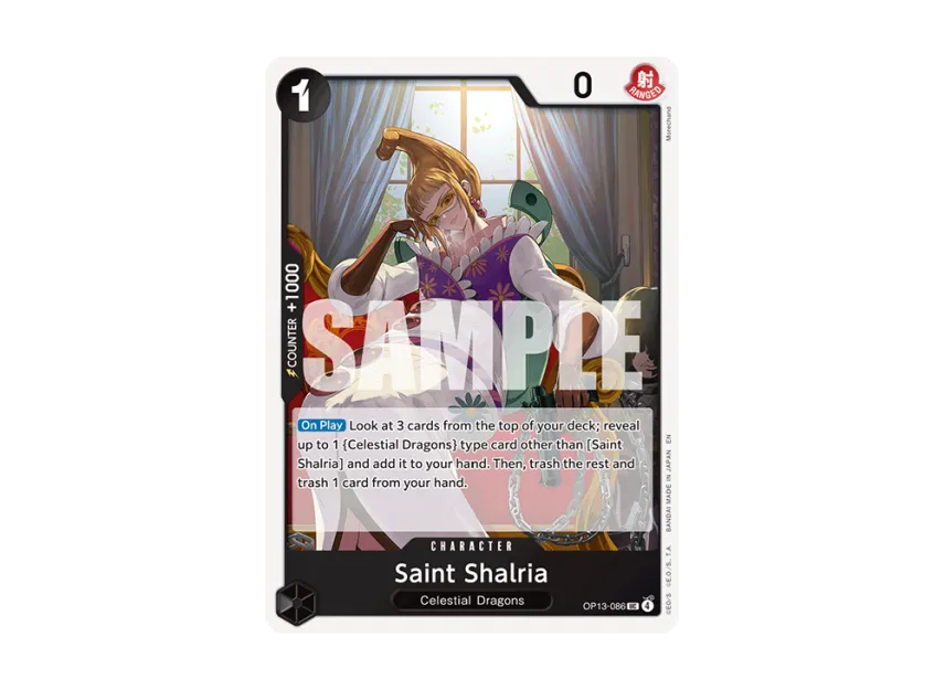 Saint Shalria UC [OP13-086] [EN] (Booster Pack "CARRYING ON HIS WILL")