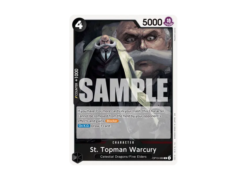 St. Topman Warcury R [OP13-089] [EN] (Booster Pack "CARRYING ON HIS WILL")