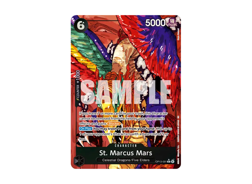 St. Marcus Mars R-P [OP13-091] [EN] (Booster Pack "CARRYING ON HIS WILL")