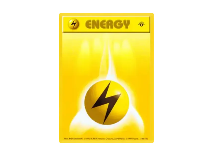 Lightning Energy [102-SET-1ST-EDITION 100/102] [EN] (Base "Set 1st Edition")