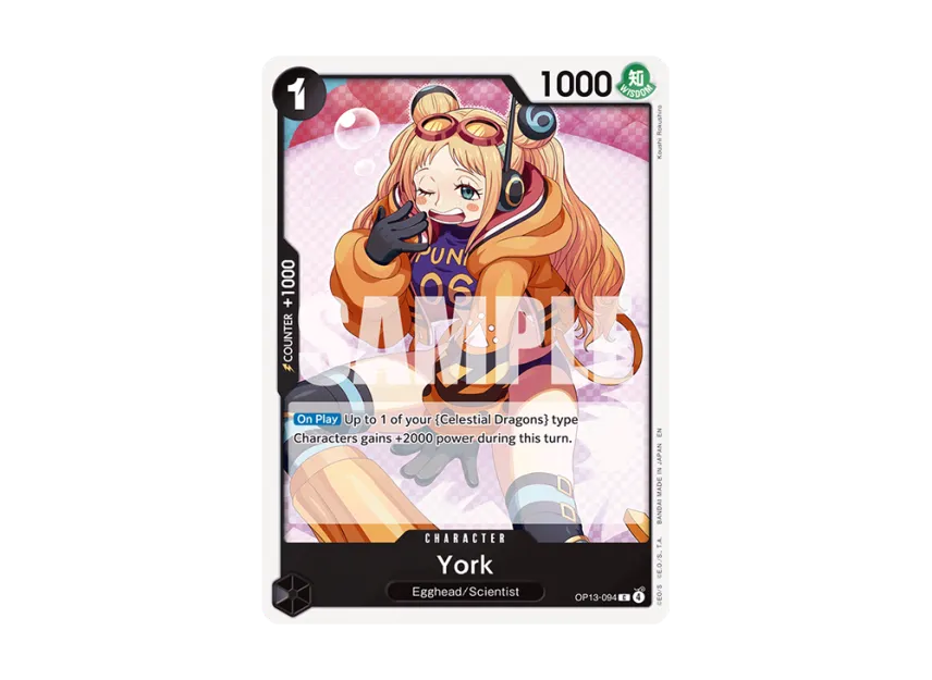 York C [OP13-094] [EN] (Booster Pack "CARRYING ON HIS WILL")
