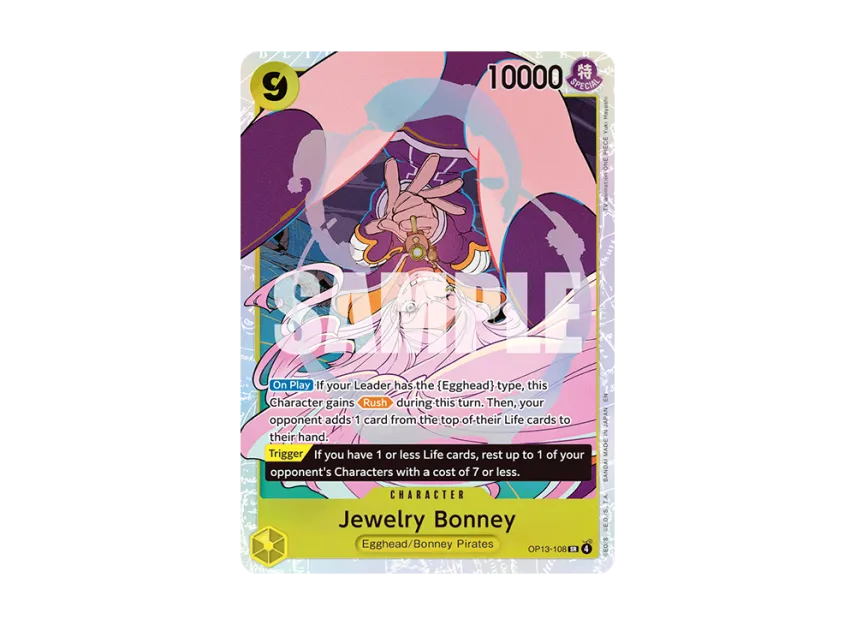 Jewelry Bonney SR [OP13-108] [EN] (Booster Pack "CARRYING ON HIS WILL")