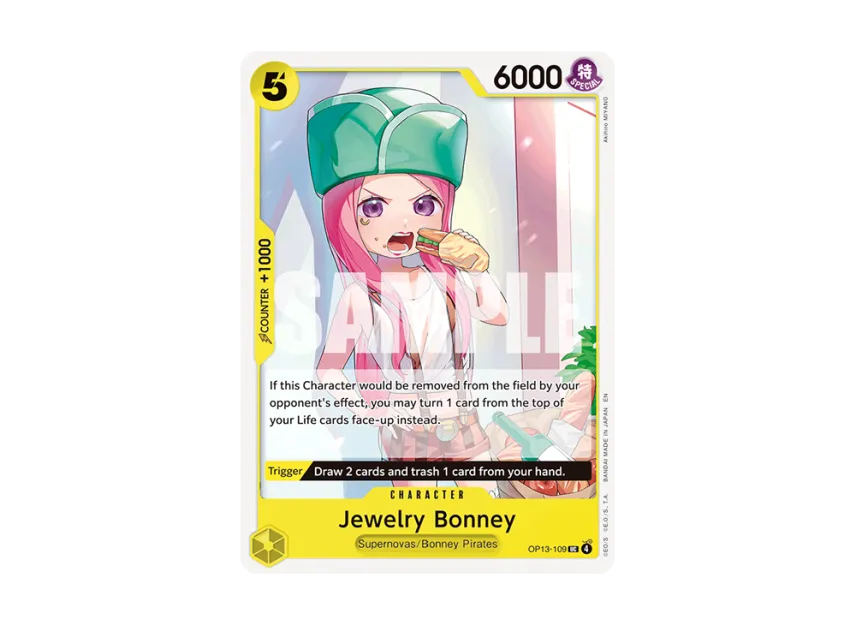 Jewelry Bonney UC [OP13-109] [EN] (Booster Pack "CARRYING ON HIS WILL")