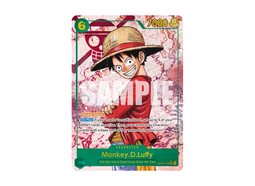 Monkey.D.Luffy SEC-P [OP13-118] [EN] (Booster Pack "CARRYING ON HIS WILL")