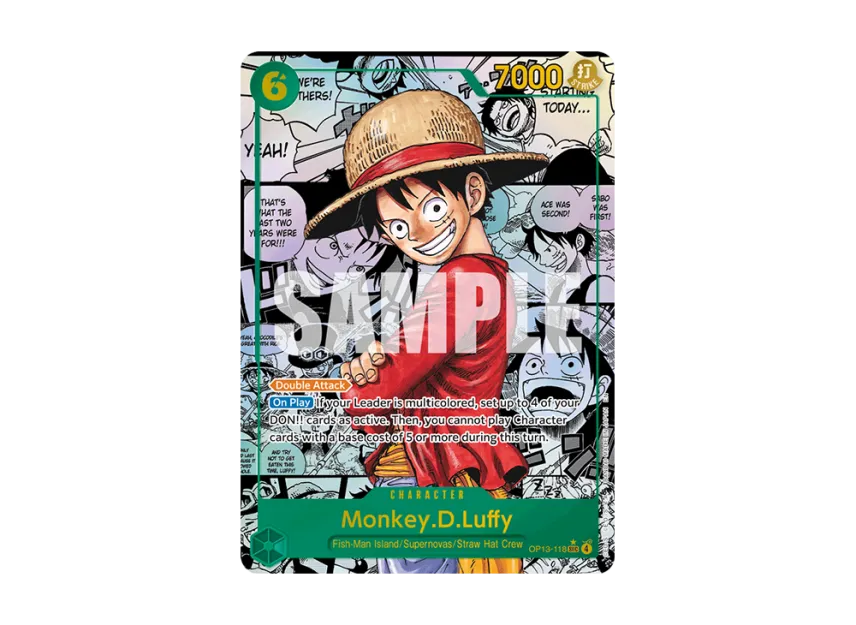 Monkey.D.Luffy SEC-SP : Comic Parallel [OP13-118] [EN] (Booster Pack "CARRYING ON HIS WILL")