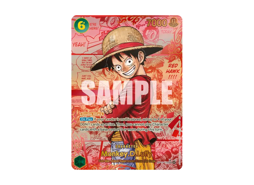 Monkey.D.Luffy SEC-RSP : Red Comic Parallel [OP13-118] [EN] (Booster Pack "CARRYING ON HIS WILL")