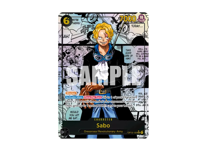 Sabo SEC-SP : Comic Parallel [OP13-120] [EN] (Booster Pack "CARRYING ON HIS WILL")