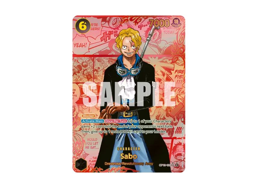 Sabo SEC-RSP : Red Comic Parallel [OP13-120] [EN] (Booster Pack "CARRYING ON HIS WILL")