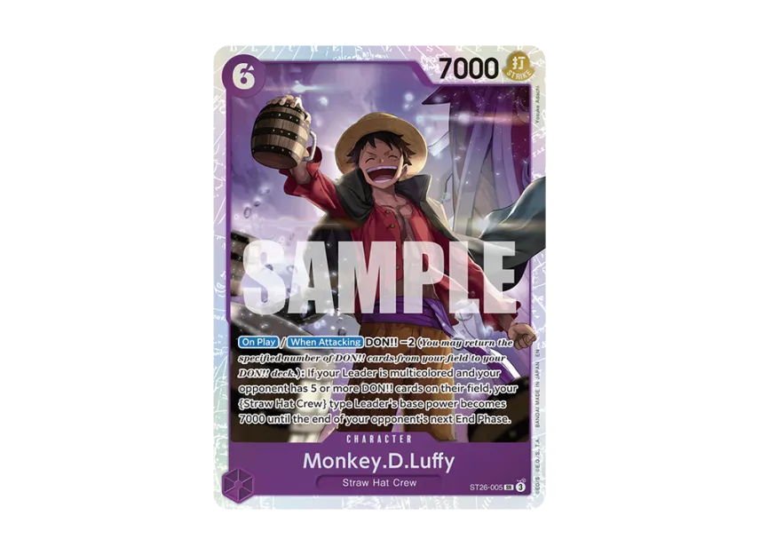 Monkey.D.Luffy SR [ST26-005] [EN] (Start Deck "PURPLE/BLACK Monkey.D.Luffy")