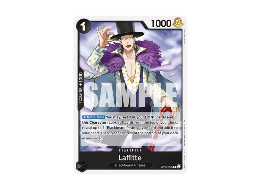 Laffitte R [OP09-095] [EN] (Start Deck "BLACK Marshall.D.Teach")