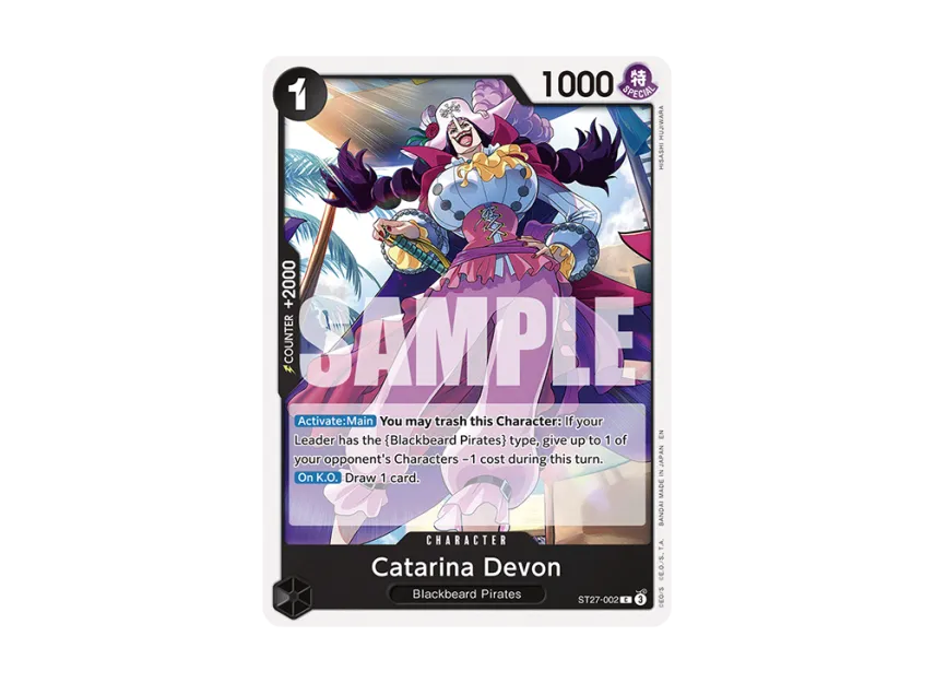Catarina Devon C [ST27-002] [EN] (Start Deck "BLACK Marshall.D.Teach")