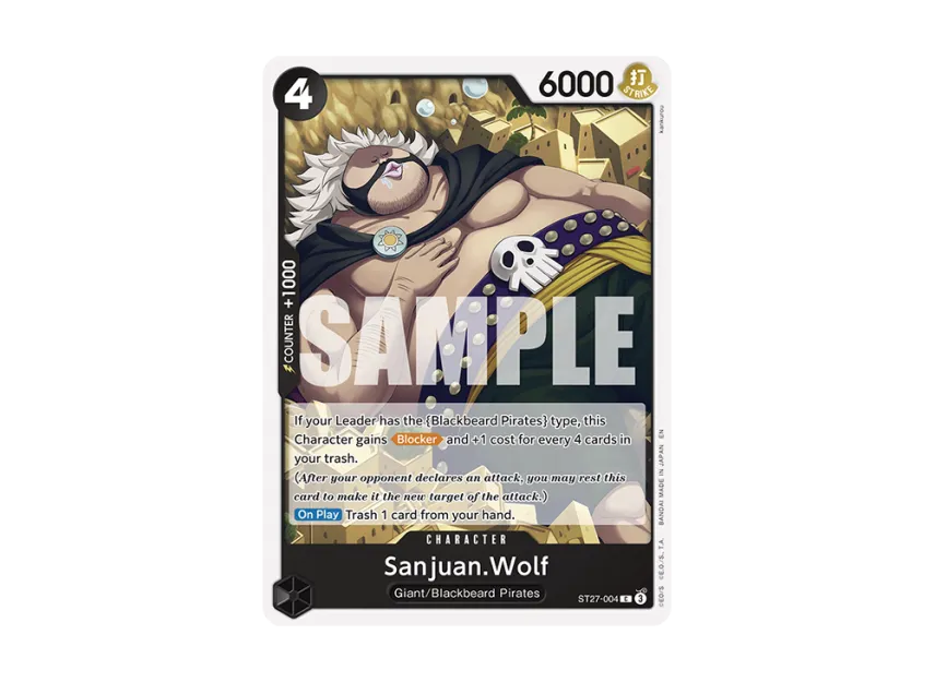 Sanjuan.Wolf C [ST27-004] [EN] (Start Deck "BLACK Marshall.D.Teach")
