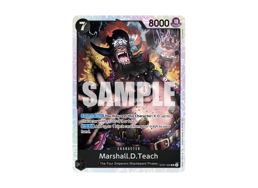Marshall.D.Teach SR [ST27-005] [EN] (Start Deck "BLACK Marshall.D.Teach")
