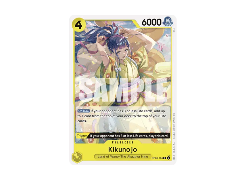 Kikunojo R [OP06-104] [EN] (Start Deck "GREEN/YELLOW Yamato")