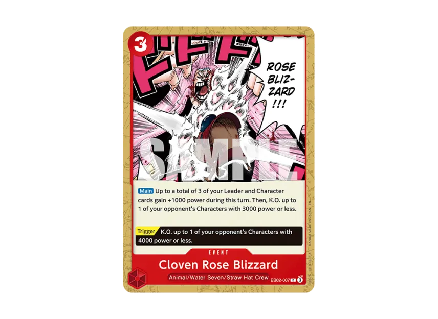 Cloven Rose Blizzard C [EB02-007] [EN] (Extra Booster "Anime 25th Collection")