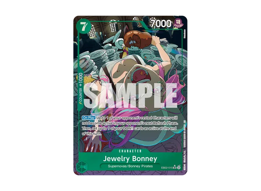 Jewelry Bonney SR-P [EB02-015] [EN] (Extra Booster "Anime 25th Collection")