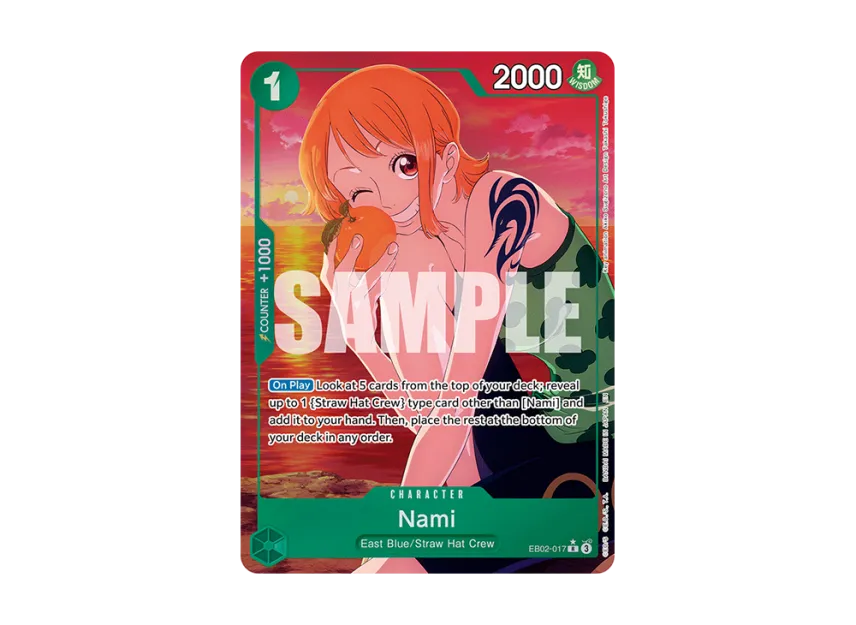 Nami R-P [EB02-017] [EN] (Extra Booster "Anime 25th Collection")