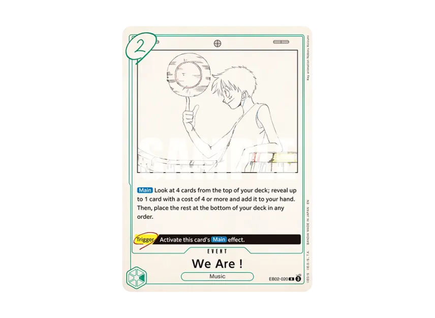 We Are! R [EB02-020] [EN] (Extra Booster "Anime 25th Collection")