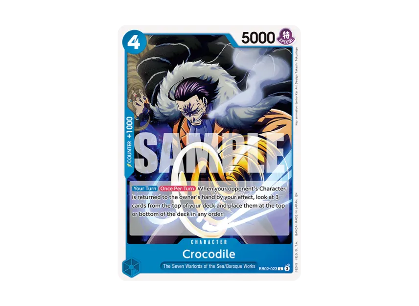 Crocodile C [EB02-023] [EN] (Extra Booster "Anime 25th Collection")