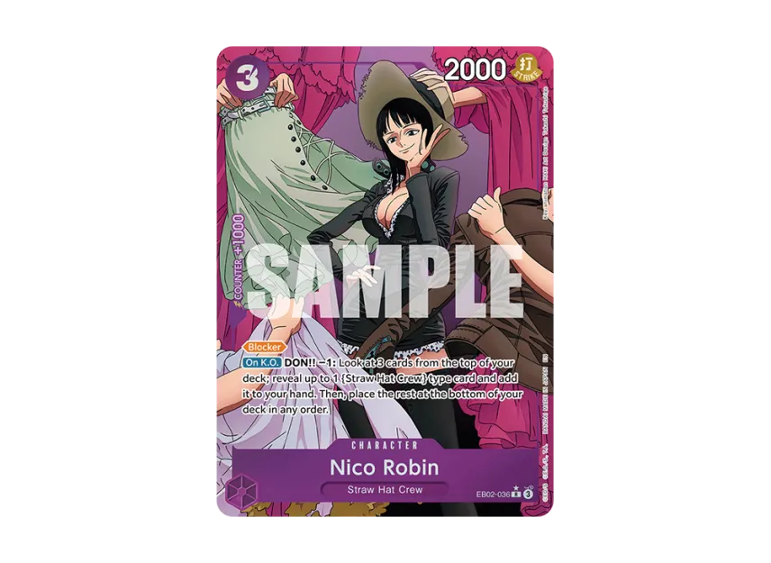 Nico Robin R-P [EB02-036] [EN] (Extra Booster "Anime 25th Collection")