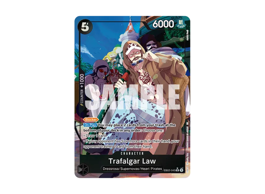 Trafalgar Law SR-P [EB02-045] [EN] (Extra Booster "Anime 25th Collection")