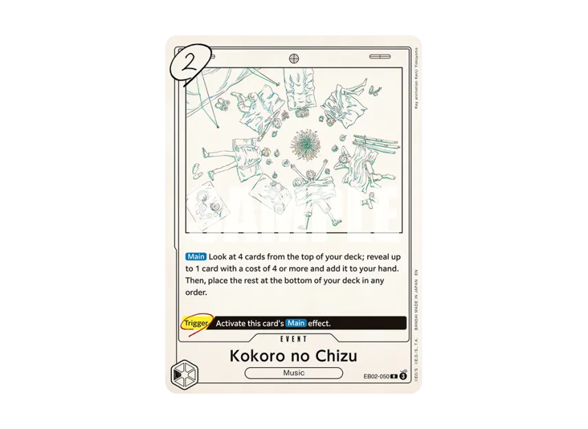 Kokoro no Chizu R [EB02-050] [EN] (Extra Booster "Anime 25th Collection")