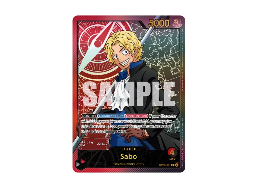 Sabo L-SPC [OP05-001] [EN] (Extra Booster "Anime 25th Collection")