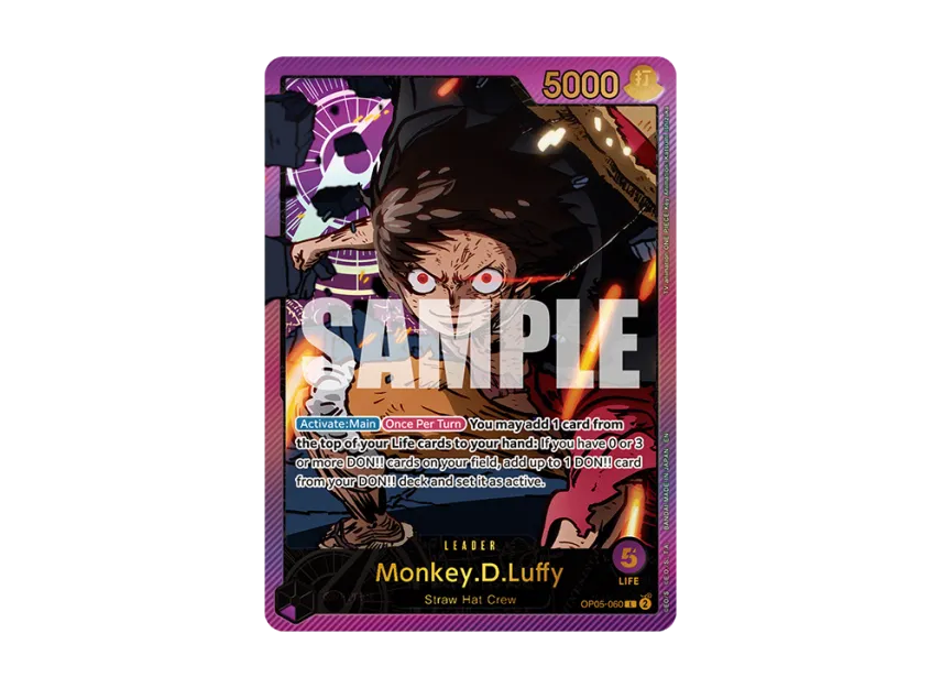 Monkey.D.Luffy L-SPC [OP05-060] [EN] (Extra Booster "Anime 25th Collection")