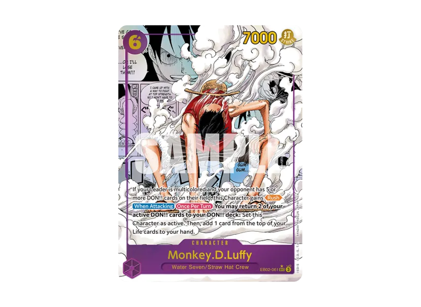 Monkey.D.Luffy SEC-SP : Comic Parallel [EB02-061] [EN] (Extra Booster "Anime 25th Collection")