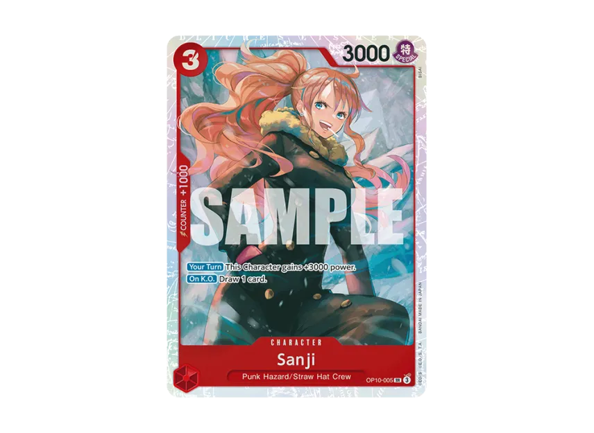 Sanji SR [OP10-005] [EN] (Booster Pack "Royal Blood")
