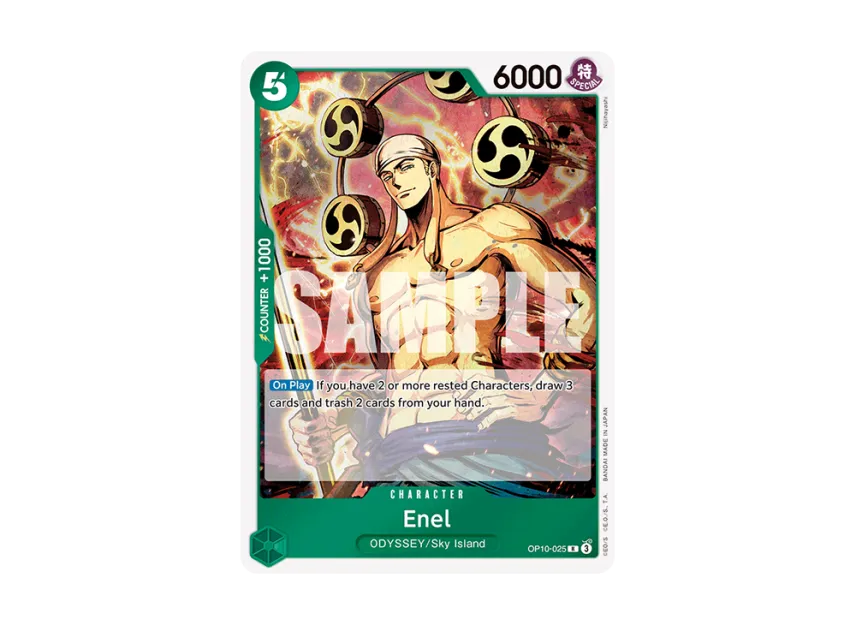 Enel R [OP10-025] [EN] (Booster Pack "Royal Blood")