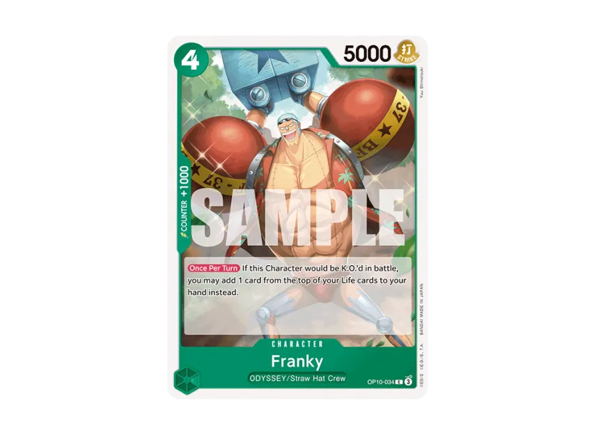 Franky C [OP10-034] [EN] (Booster Pack "Royal Blood")