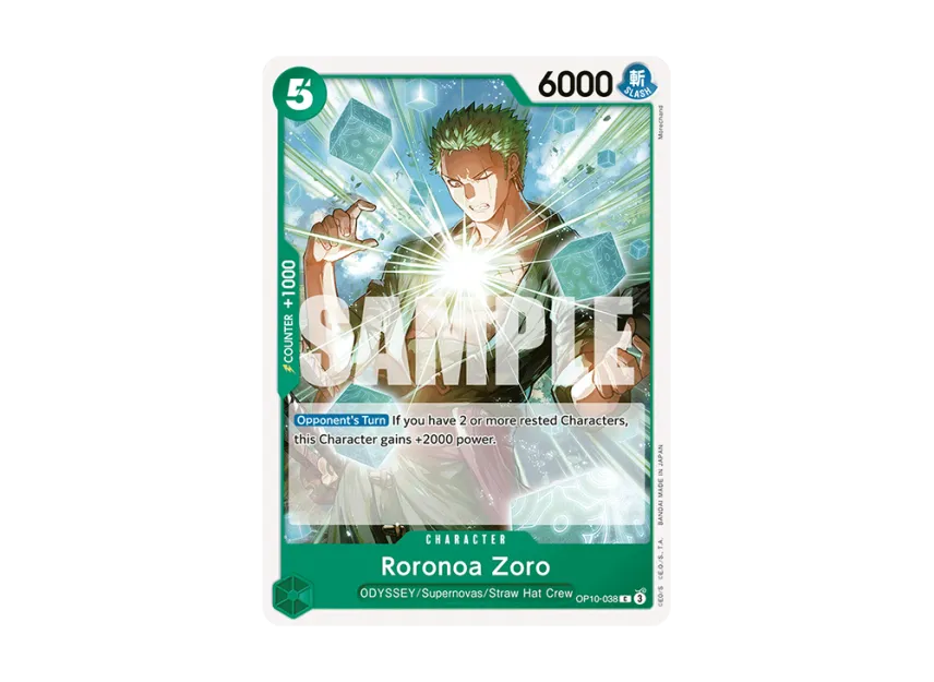 Roronoa Zoro C [OP10-038] [EN] (Booster Pack "Royal Blood")