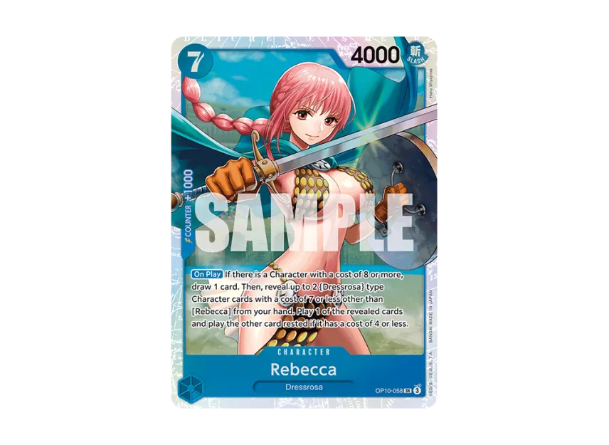 Rebecca SR [OP10-058] [EN] (Booster Pack "Royal Blood")