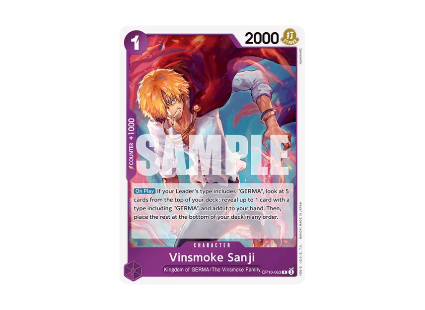 Vinsmoke Sanji R [OP10-063] [EN] (Booster Pack "Royal Blood")