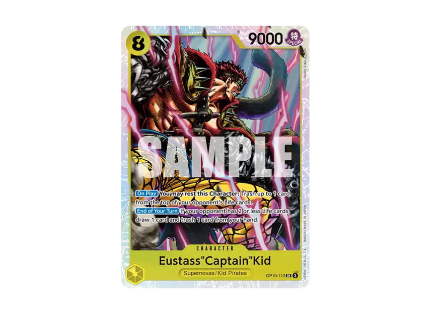 Eustass"Captain"Kid SR [OP10-112] [EN] (Booster Pack "Royal Blood")