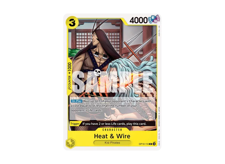 Heat & Wire C [OP10-110] [EN] (Booster Pack "Royal Blood")
