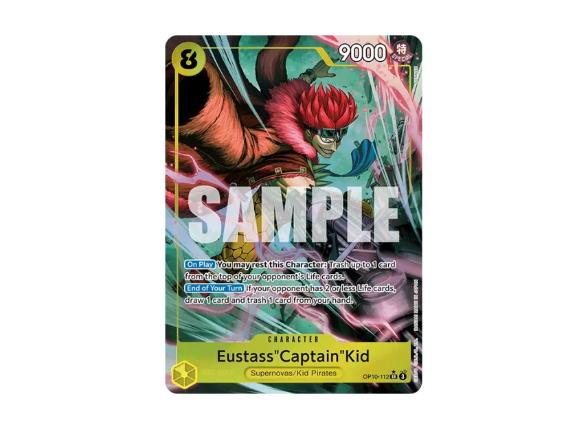 Eustass"Captain"Kid SR-P [OP10-112] [EN] (Booster Pack "Royal Blood")
