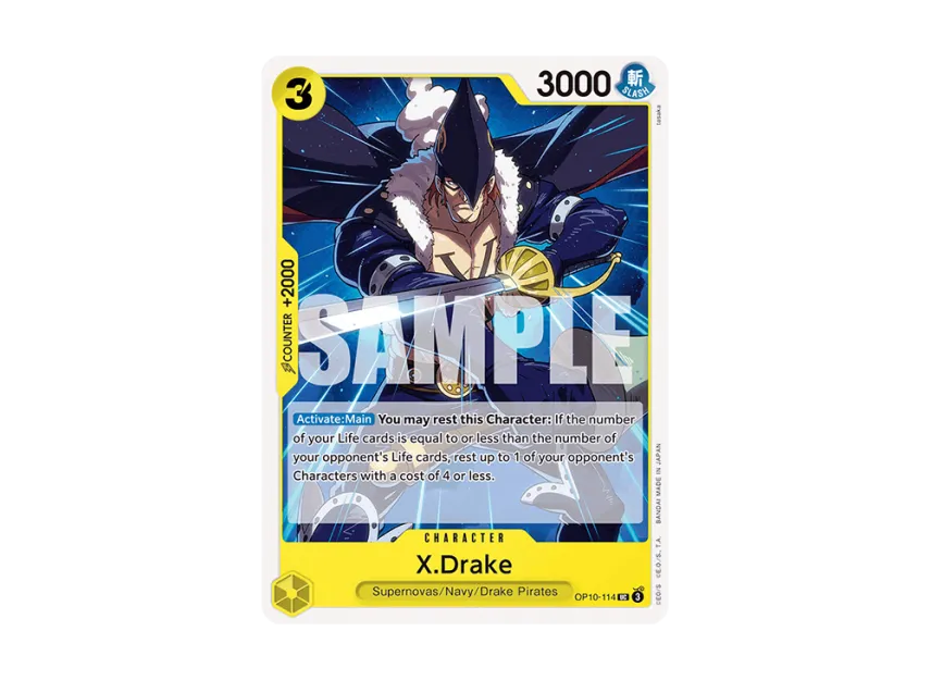 X.Drake UC [OP10-114] [EN] (Booster Pack "Royal Blood")