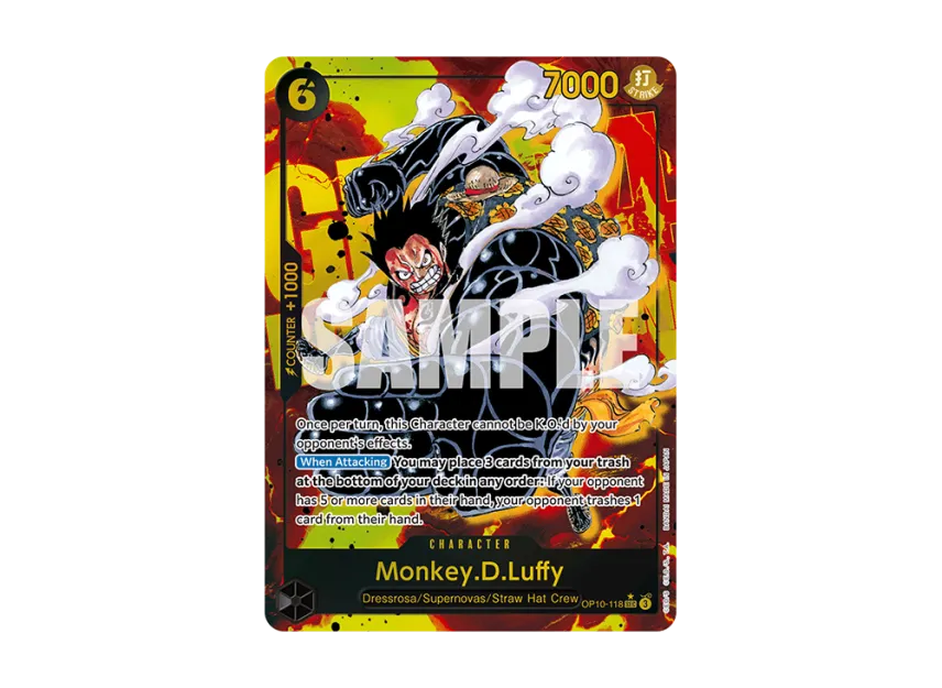 Monkey.D.Luffy SEC-P [OP10-118] [EN] (Booster Pack "Royal Blood")